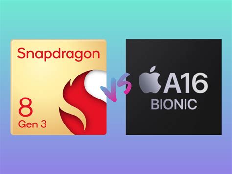 Apple A16 Bionic vs Qualcomm Snapdragon 7 Gen 3 .